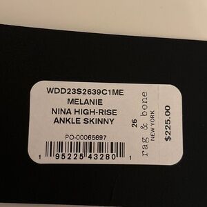 rag & bone high- rise jeans